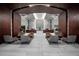 The building lobby has elegant furnishings, lighting, and an attractive tile floor at 1700 Bassett St # 1119, Denver, CO 80202