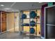 The studio has exercise balls and glass walls to let in light at 1700 Bassett St # 1119, Denver, CO 80202