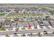 This elevated shot shows the home's location in relation to the surrounding community at 27853 E 8Th Ave, Aurora, CO 80018