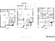 Detailed floor plan showcasing the layout of the home's three floors with dimensions at 1813 W 67Th Ave, Denver, CO 80221