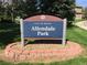 Allendale Park sign in Arvada, Colorado at 10810 W 63Rd Ave # C, Arvada, CO 80004