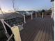 Composite deck overlooking neighborhood homes at 17 Ellendale St, Castle Rock, CO 80104