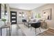 Bright living room features modern decor, stylish furnishings, and natural light at 15 Hazel Ct, Denver, CO 80219