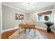 Cozy office space featuring a modern desk, area rug and natural lighting at 325 S High St, Denver, CO 80209