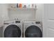 Convenient laundry room with modern front-load washer and dryer at 1918 W 165Th Way, Broomfield, CO 80023