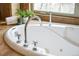 Close-up of the tub in the main bathroom at 1942 Kentmere Dr, Longmont, CO 80504
