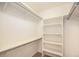 Organized walk-in closet with shelves and racks for ample storage space at 2043 S Salida St, Aurora, CO 80013