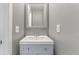 Stylish bathroom featuring a modern vanity, neutral tones, and updated fixtures at 1671 S Idalia Cir # D, Aurora, CO 80017
