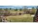 Well-maintained backyard with lawn, garden area and golf course views at 7965 S Eudora Cir, Centennial, CO 80122