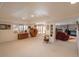Large, open basement offers ample space for recreation and relaxation at 7965 S Eudora Cir, Centennial, CO 80122