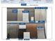 A selection of interior design elements for a home, including tile, countertop, flooring, and cabinetry samples at 454 Basin Daisy St, Castle Rock, CO 80104