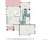 Home floor plan featuring a kitchen, living room, primary bedroom, and primary bath at 1660 Moveen Hts, Monument, CO 80132