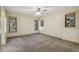 Cozy bedroom features neutral color palette and well-placed windows with natural light at 4835 Abo Ln, Monument, CO 80132