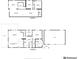 Two-story home floor plan, including kitchen, living room, bedrooms, and garage at 1729 Santa Fe Mountain Rd, Evergreen, CO 80439