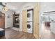 Convenient laundry room with stackable washer and dryer at 1729 Santa Fe Mountain Rd, Evergreen, CO 80439