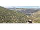 Panoramic mountain views from deck, showcasing stunning landscape at 1729 Santa Fe Mountain Rd, Evergreen, CO 80439