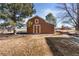 Large storage shed in the backyard, near the playset at 15050 Harrison St, Brighton, CO 80602