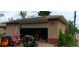 Detached two car garage with solar panels at 2008 Moline St, Aurora, CO 80010