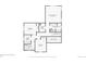 This second floor plan highlights bedrooms, bathrooms, laundry room and closet spaces at 4840 Point Mesa St, Castle Rock, CO 80108