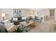 Cozy living room with a comfortable sofa, a stylish coffee table, and a relaxing atmosphere at 3193 Belleville Ridge Rd, Elizabeth, CO 80107