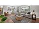 Cozy living room with a large window, comfortable seating, and stylish decor at 5323 E Hamilton Ave, Castle Rock, CO 80104
