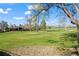Panoramic view of golf course and mountains from the property at 4749 Old Post Ct, Boulder, CO 80301