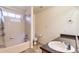 Well-maintained bathroom featuring a shower-tub combination and a single sink at 5892 W 94Th Pl, Westminster, CO 80031