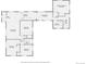 Detailed floor plan showcasing the layout of the home's rooms and dimensions at 3493 S Eudora St, Denver, CO 80222