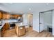 Well-lit kitchen with an island, stainless steel appliances, and easy access to the basement at 4620 E 135Th Way, Thornton, CO 80241