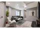 Comfortable living room features plush seating, neutral tones, and recessed lighting at 4620 E 135Th Way, Thornton, CO 80241