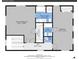 Floorplan featuring the layout of the Primary Bedroom, Bathrooms, Laundry and Hall at 5254 Cheyenne Rd, Indian Hills, CO 80454