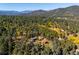 Picturesque mountain property surrounded by dense forests and towering peaks at 28553 Birch Ln, Conifer, CO 80433