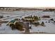 Aerial view of house, detached garage, and expansive property at 2776 Savage Rd, Elizabeth, CO 80107