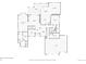 Detailed floor plan showcasing the layout of the main level with labeled rooms and dimensions at 3810 Urban St, Wheat Ridge, CO 80033