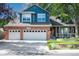 Charming two-story home with brick accents, a well-manicured lawn, and a two car garage at 6054 W Adriatic Pl, Lakewood, CO 80227