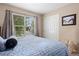 Bedroom features a window with natural light and a plush bed at 5944 S Yank Ct, Littleton, CO 80127