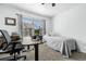 Office space featuring a desk, chair and window with natural light at 5944 S Yank Ct, Littleton, CO 80127