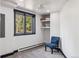 Bright bedroom with view to nature, storage, chair and good natural light at 142 High Point Dr, Breckenridge, CO 80424