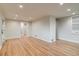 Spacious living room with hardwood floors and recessed lighting, providing a blank canvas for your personal touch at 488 S Leyden St, Denver, CO 80224