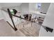 Beautiful foyer featuring a high ceiling, hardwood floors and staircase with carpet runner at 10822 Eagle Crest Ct, Parker, CO 80138