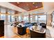 Spacious lounge with stylish furnishings, pool table, and city views at 1750 Wewatta St # 1825, Denver, CO 80202