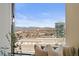 Stunning city view through a large window featuring mountains and an architectural skyrise at 1750 Wewatta St # 1825, Denver, CO 80202