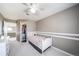 Inviting bedroom with a single bed and a convenient closet, offering a comfortable and practical space at 13152 E 104Th Dr, Commerce City, CO 80022
