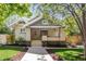 Charming brick home with a covered front porch and well-manicured landscaping at 650 Saint Paul St, Denver, CO 80206