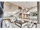Building lobby showcasing modern design, grand staircase, and comfortable seating at 4200 W 17Th Ave # 53, Denver, CO 80204