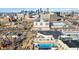 A rooftop pool area shows a clear view of city skyline at 410 Acoma St # 309, Denver, CO 80204