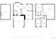 Three-story floor plan of the house showing the basement, main floor, and upper floors at 19421 E Evans Dr, Aurora, CO 80013