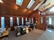 Bonus room with wood vaulted ceilings, skylights and built-in shelves at 2602 Jasmine St, Denver, CO 80207