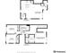 Two-story floorplan featuring two bedrooms, two bathrooms, living room, and kitchen layout at 19733 W 93Rd Ln # A, Arvada, CO 80007