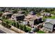 Beautiful aerial view of a neighborhood showcasing well-maintained homes, lush greenery, and manicured lawns in a suburban setting at 1440 Eversole Dr, Broomfield, CO 80023